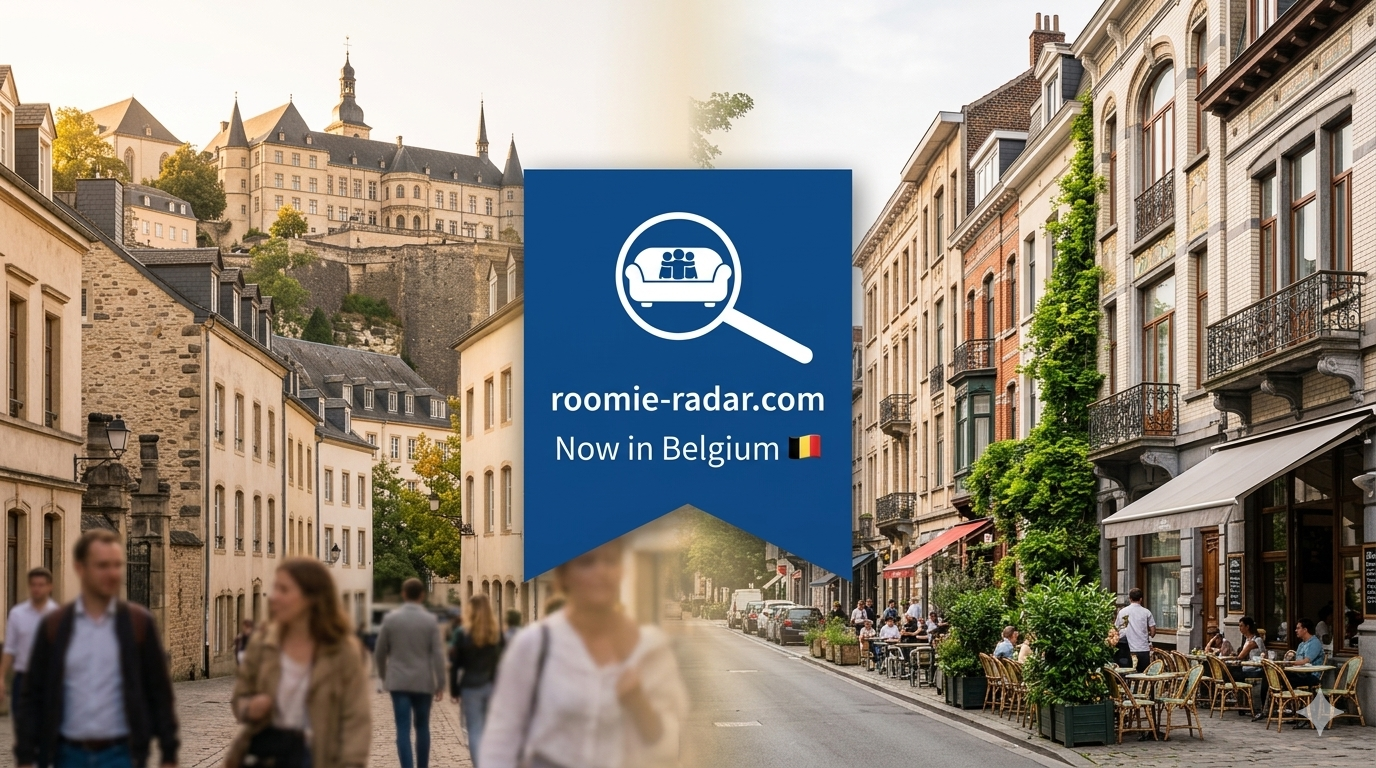 Roomie-Radar Launches in Belgium: Why Brussels Was the Obvious Next Move (and What We Learned in Luxembourg) 🇧🇪