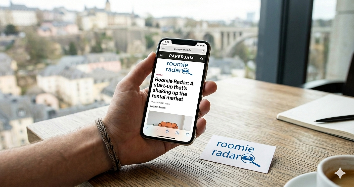 Roomie-Radar dans Paperjam: comment deux expatriés ont construit une plateforme de location vérifiée au Luxembourg