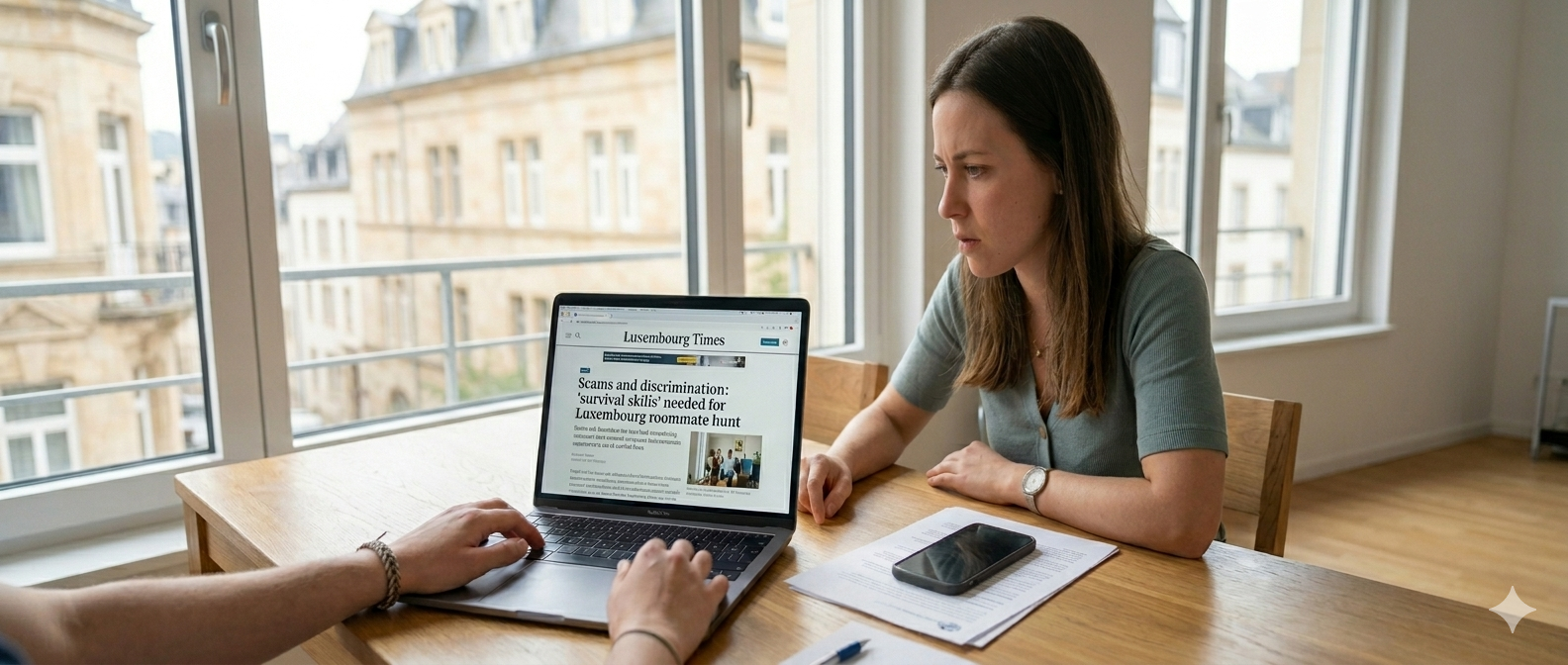 Roomie-Radar en Luxembourg Times: estafas, discriminación y un mercado de habitaciones que exige "habilidades de supervivencia"